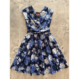 Metallic Floral Greta Dress-Dresses-Glitz Glam and Rebellion GGR Pinup, Retro, and Rockabilly Fashions
