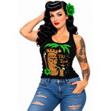 Pinky Star Tank Top - Tiki Time-Tank Top-Glitz Glam and Rebellion GGR Pinup, Retro, and Rockabilly Fashions