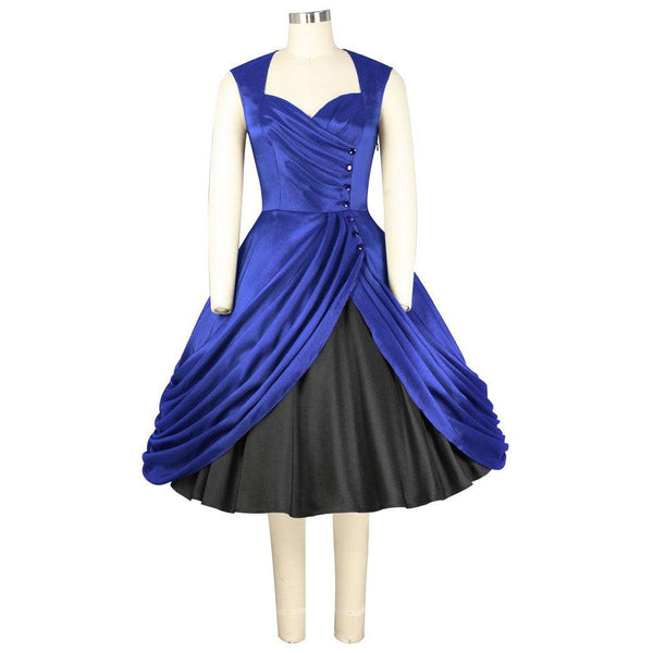 royal blue vintage dress Night at the Opera in – Glitz Glam and Rebellion The Cotton Edit New! No Boundaries Midi Item Description Trouser Waist:40