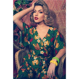 Collectif Akiko Fruit Jungle Jumpsuit-Apparel & Accessories-Glitz Glam and Rebellion GGR Pinup, Retro, and Rockabilly Fashions