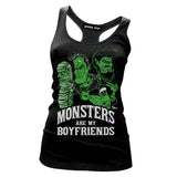 Pinky Star Tank Top - Monsters Are My Boyfriends-Tank Top-Glitz Glam and Rebellion GGR Pinup, Retro, and Rockabilly Fashions