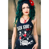 Pinky Star Tank Top - Charm School Rejects: Squad Car-Tank Top-Glitz Glam and Rebellion GGR Pinup, Retro, and Rockabilly Fashions