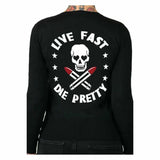 Pinky Star - Live Fast, Die Pretty Cardigan-Cardigan-Glitz Glam and Rebellion GGR Pinup, Retro, and Rockabilly Fashions