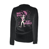Pinky Star - Don’t Rain on My Sparkle Cardigan-Cardigan-Glitz Glam and Rebellion GGR Pinup, Retro, and Rockabilly Fashions