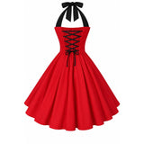 Candow Dottie Swing Dress – Scarlet Temptation-Dress-Glitz Glam and Rebellion GGR Pinup, Retro, and Rockabilly Fashions