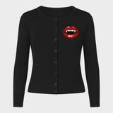 Pinky Star - Vampire Kiss Cardigan-Cardigan-Glitz Glam and Rebellion GGR Pinup, Retro, and Rockabilly Fashions