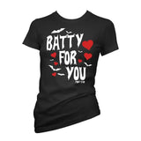Pinky Star - Batty For You Tee-T-Shirt-Glitz Glam and Rebellion GGR Pinup, Retro, and Rockabilly Fashions