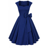 Candow Midnight Swing Dress – Blue Darling-Dress-Glitz Glam and Rebellion GGR Pinup, Retro, and Rockabilly Fashions