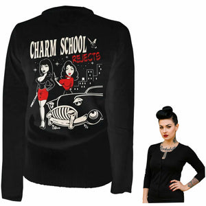 Pinky Star - Charm School Rejects Cardigan-Cardigan-Glitz Glam and Rebellion GGR Pinup, Retro, and Rockabilly Fashions