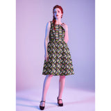 Haunted Book Stacks Vintage Dress-Dresses-Glitz Glam and Rebellion GGR Pinup, Retro, and Rockabilly Fashions