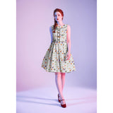 Elizabeth Dress in Witches Brew-Dresses-Glitz Glam and Rebellion GGR Pinup, Retro, and Rockabilly Fashions