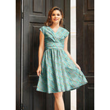 Pencils Greta Dress-Dresses-Glitz Glam and Rebellion GGR Pinup, Retro, and Rockabilly Fashions