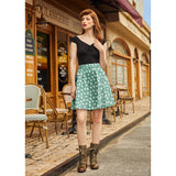 Ghost Skater Skirt-Skirts-Glitz Glam and Rebellion GGR Pinup, Retro, and Rockabilly Fashions