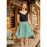 Ghost Skater Skirt-Skirts-Glitz Glam and Rebellion GGR Pinup, Retro, and Rockabilly Fashions