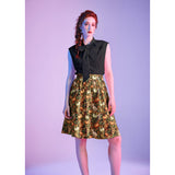 Black Bow Top-Shirts & Tops-Glitz Glam and Rebellion GGR Pinup, Retro, and Rockabilly Fashions