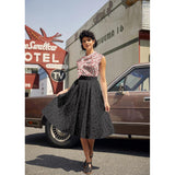 Music Notes Doris Skirt-Skirts-Glitz Glam and Rebellion GGR Pinup, Retro, and Rockabilly Fashions