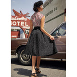Music Notes Doris Skirt-Skirts-Glitz Glam and Rebellion GGR Pinup, Retro, and Rockabilly Fashions