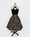 Hemet Circle Skirt in Leopard Print