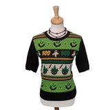 Banned Apparel Spooky Boo Pullover Sweater-Pullover Sweater-Glitz Glam and Rebellion GGR Pinup, Retro, and Rockabilly Fashions
