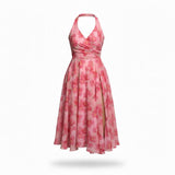 Rockin Bettie - Wild Carnation Dress in Pink-Dress-Glitz Glam and Rebellion GGR Pinup, Retro, and Rockabilly Fashions
