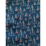 Sailboats Bow Top-Shirts & Tops-Glitz Glam and Rebellion GGR Pinup, Retro, and Rockabilly Fashions