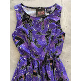 Glow in the Dark Witches Midi Dress-Dresses-Glitz Glam and Rebellion GGR Pinup, Retro, and Rockabilly Fashions