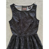 Spiderweb Midi Dress-Dresses-Glitz Glam and Rebellion GGR Pinup, Retro, and Rockabilly Fashions