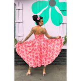 Rockin Bettie - Wild Carnation Dress in Pink-Dress-Glitz Glam and Rebellion GGR Pinup, Retro, and Rockabilly Fashions