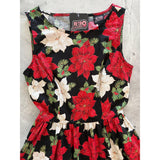 Poinsettia Vintage Dress-Dresses-Glitz Glam and Rebellion GGR Pinup, Retro, and Rockabilly Fashions