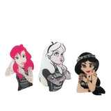 Tattoo/Rebel Princess Brooch Set!-Glitz Glam and Rebellion GGR Pinup, Retro, and Rockabilly Fashions