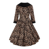 Dolly & Dotty Tiffany Leopard Coat Dress-Glitz Glam and Rebellion GGR Pinup, Retro, and Rockabilly Fashions