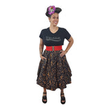 Music Note Elastic Waist Skirt-Skirts-Glitz Glam and Rebellion GGR Pinup, Retro, and Rockabilly Fashions