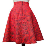 Hemet Red Natuical skirt-Skirts-Glitz Glam and Rebellion GGR Pinup, Retro, and Rockabilly Fashions