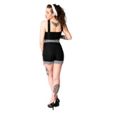 Putré Fashion Showtime black shorts-Apparel & Accessories-Glitz Glam and Rebellion GGR Pinup, Retro, and Rockabilly Fashions