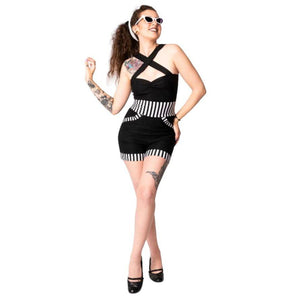 Putré Fashion Showtime black shorts-Apparel & Accessories-Glitz Glam and Rebellion GGR Pinup, Retro, and Rockabilly Fashions