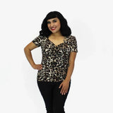 Hemet Sweetheart Leopard Top-Glitz Glam and Rebellion GGR Pinup, Retro, and Rockabilly Fashions