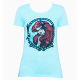 "Mermaid" Art by Miss Cherry Martini Women's Loose Neck T-Shirt by Black Market Art-Apparel & Accessories-Glitz Glam and Rebellion GGR Pinup, Retro, and Rockabilly Fashions