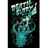 "Death or Glory" Art by ADI Women's Unfinished Scoop Neck Sweatshirt by Black Market Art-Apparel & Accessories-Glitz Glam and Rebellion GGR Pinup, Retro, and Rockabilly Fashions