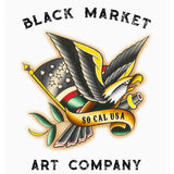 "American Eagle" Art by Dre Perales Men's Graphic T-Shirt by Black Market Art-Apparel & Accessories-Glitz Glam and Rebellion GGR Pinup, Retro, and Rockabilly Fashions