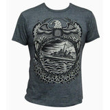"Battleship" Art by Britton McFetridge Men's Graphic T-Shirt by Black Market Art-Apparel & Accessories-Glitz Glam and Rebellion GGR Pinup, Retro, and Rockabilly Fashions