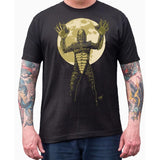"The Creature" Art by Mike Bell Men's Graphic T-Shirt by Black Market Art-Apparel & Accessories-Glitz Glam and Rebellion GGR Pinup, Retro, and Rockabilly Fashions