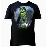 "Surfenstein" Art by Joey Rotten Men's Graphic T-Shirt by Black Market Art-Apparel & Accessories-Glitz Glam and Rebellion GGR Pinup, Retro, and Rockabilly Fashions