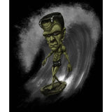 "Surfenstein" Art by Joey Rotten Men's Graphic T-Shirt by Black Market Art-Apparel & Accessories-Glitz Glam and Rebellion GGR Pinup, Retro, and Rockabilly Fashions