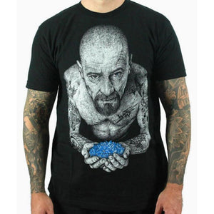 "Heisenberg" Art by Wayne Maguire Men's Graphic T-Shirt by Black Market Art-Apparel & Accessories-Glitz Glam and Rebellion GGR Pinup, Retro, and Rockabilly Fashions