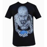 "Heisenberg" Art by Wayne Maguire Men's Graphic T-Shirt by Black Market Art-Apparel & Accessories-Glitz Glam and Rebellion GGR Pinup, Retro, and Rockabilly Fashions