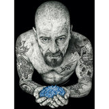 "Heisenberg" Art by Wayne Maguire Men's Graphic T-Shirt by Black Market Art-Apparel & Accessories-Glitz Glam and Rebellion GGR Pinup, Retro, and Rockabilly Fashions