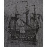 "Galleon" Art by Annex Art Co Men's Graphic T-Shirt by Black Market Art-Apparel & Accessories-Glitz Glam and Rebellion GGR Pinup, Retro, and Rockabilly Fashions
