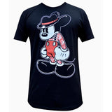 "Mean Mouse" Art by ADI Men's Graphic T-Shirt by Black Market Art-Apparel & Accessories-Glitz Glam and Rebellion GGR Pinup, Retro, and Rockabilly Fashions