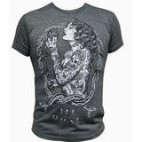 "Eve" Art by Jarad Bryant Men's Graphic T-Shirt by Black Market Art-Apparel & Accessories-Glitz Glam and Rebellion GGR Pinup, Retro, and Rockabilly Fashions