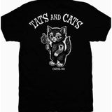 Cartel Ink - Tats & Cats Men's Graphic T-Shirt-Apparel & Accessories-Glitz Glam and Rebellion GGR Pinup, Retro, and Rockabilly Fashions